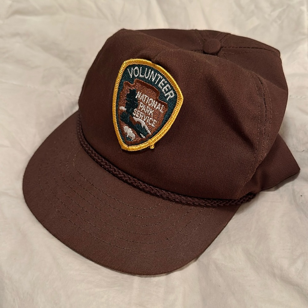 Vintage Rocky Mountain National Park volunteer hat